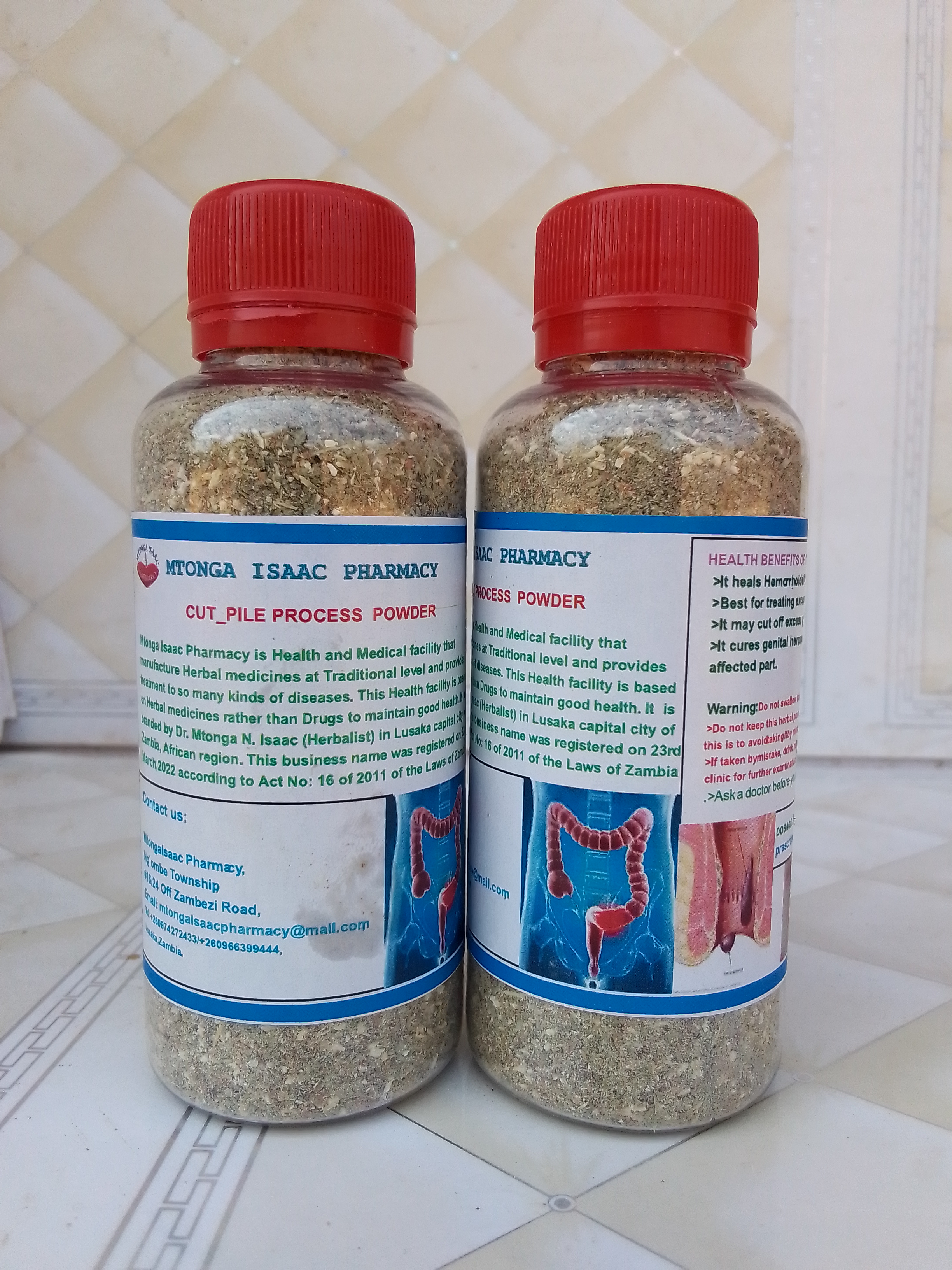 Cut-Pile Process Powder