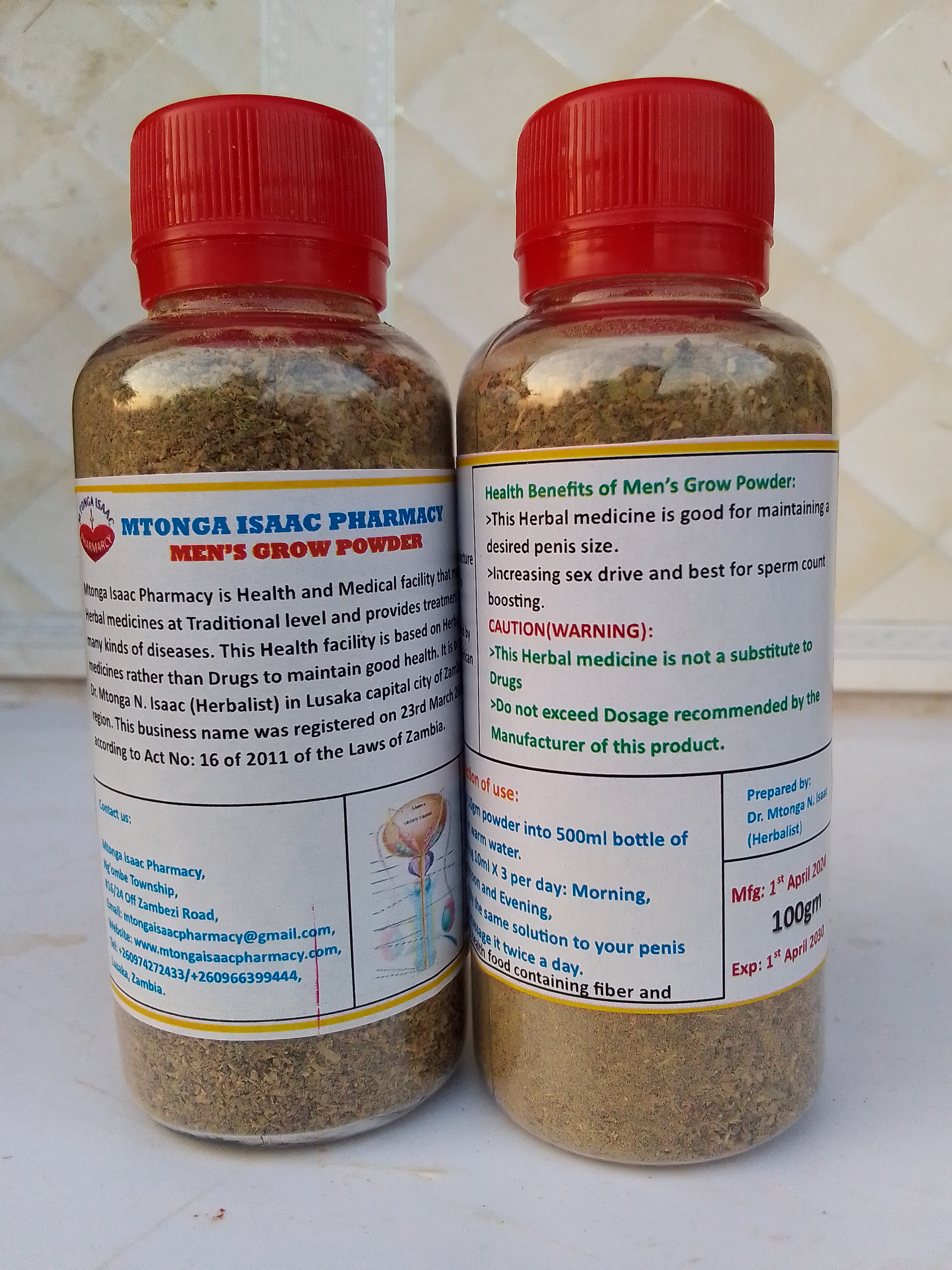 Men's Grow Powder